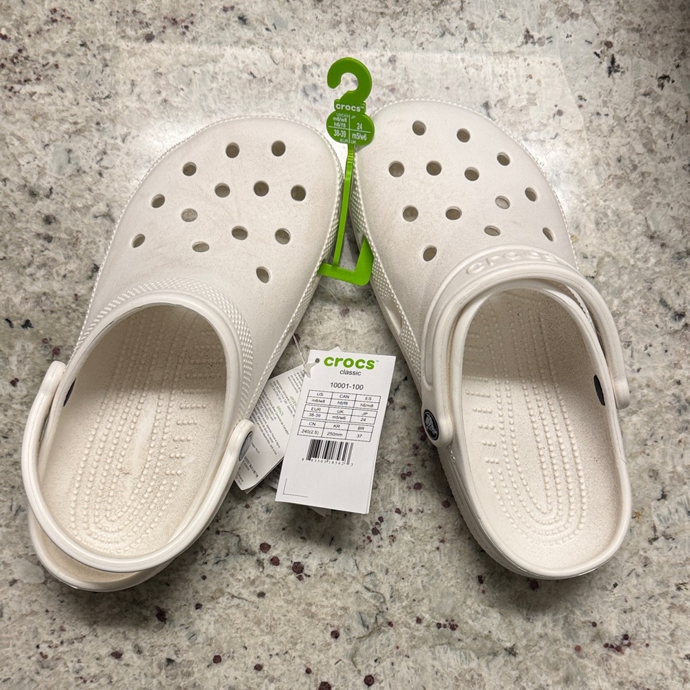 CROCS Classic White Sandals